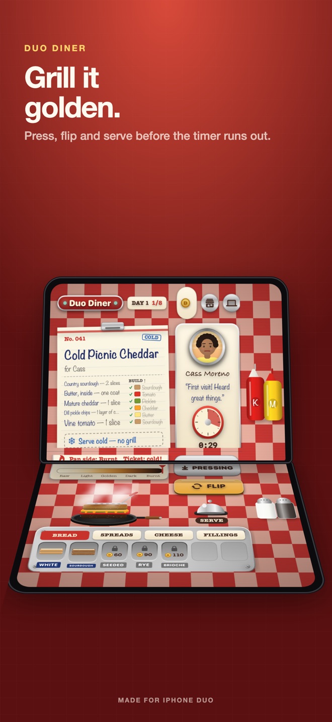 Duo Diner: Toastie Chef screenshot 1