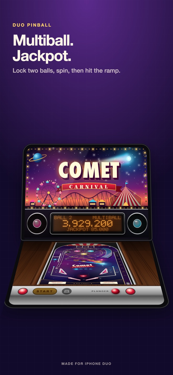 Duo Pinball: Comet Carnival screenshot 2