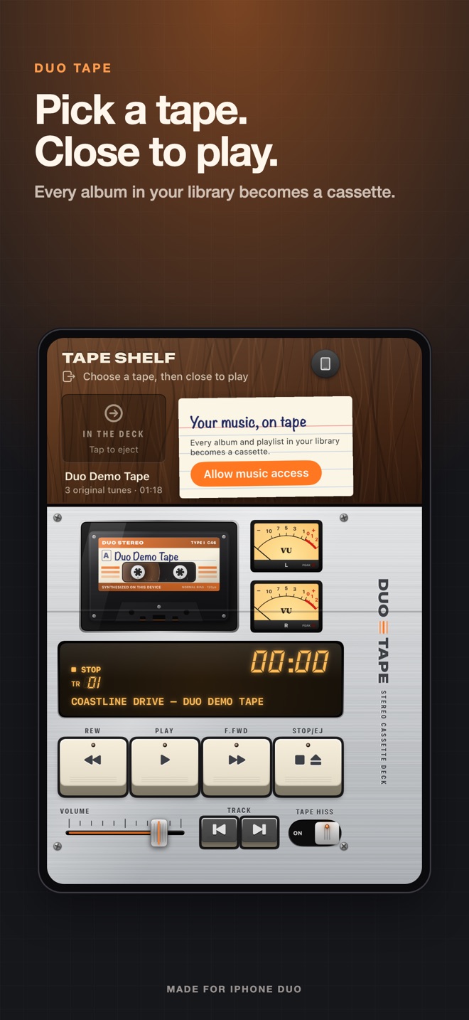 Duo Tape: Cassette Deck screenshot 1