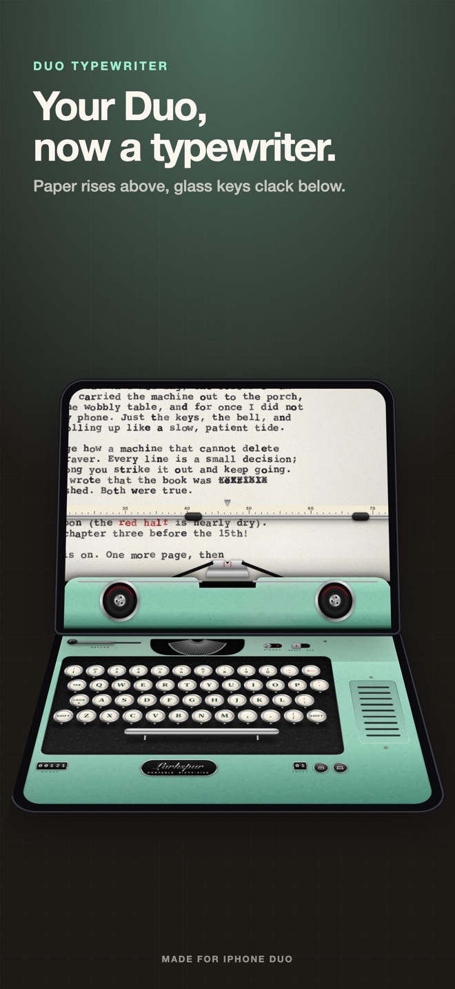Duo Typewriter screenshot 1