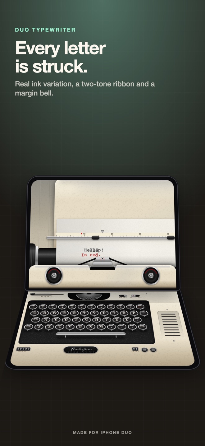Duo Typewriter screenshot 2