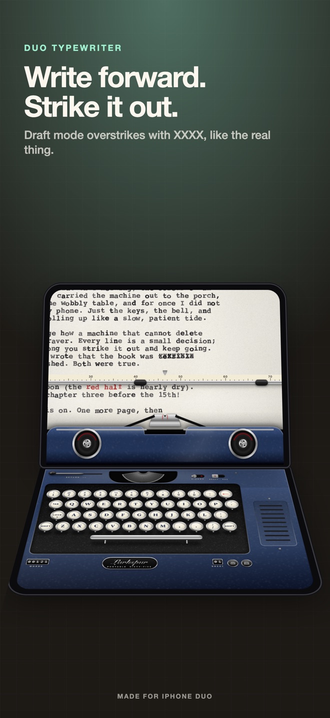 Duo Typewriter screenshot 3